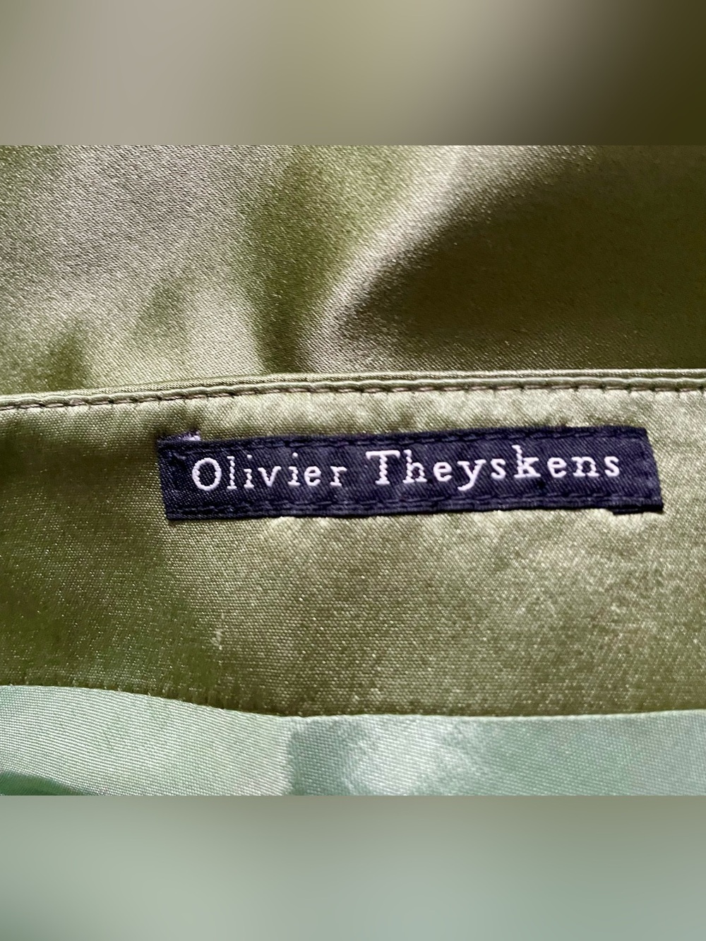 Vintage Olivier Theyskens A-Line Midi Skirt Euro Size 40 - Picture 9 of 16